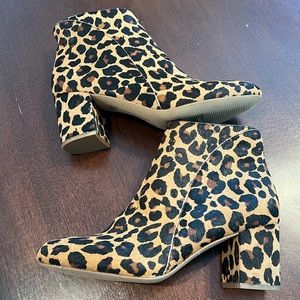 INC leopard boots/ NEVER WORN! size 9M